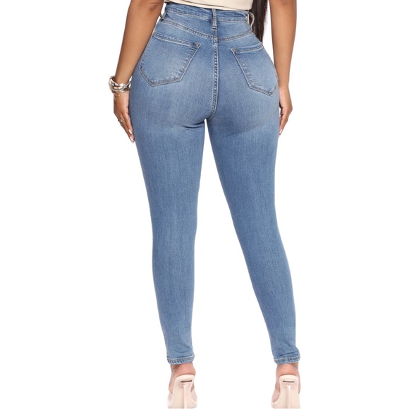 Fashion Nova Dare Devil High Rise Skinny Jeans - Picture 3 of 8